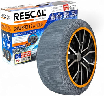 Rescal Chaussettes à neige antidérapantes – Homologuées Loi Montagne