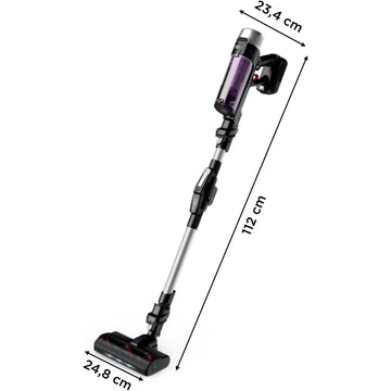 Rowenta X-Force Flex 9.60 violet – Aspirateur Balai Laveur Sans Fil 4-en-1