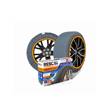 Rescal Chaussettes à neige antidérapantes – Homologuées Loi Montagne