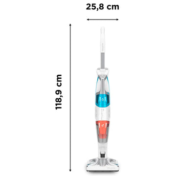 Rowenta Clean & Steam Multi – Aspirateur-Vapeur 2-en-1 et Nettoyeur Sol-Plafond